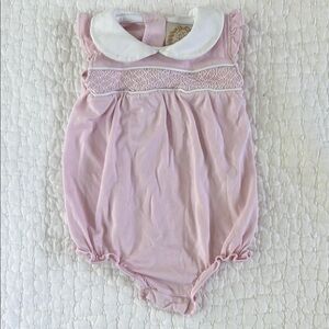 TBBC Pink Smocked Bubble